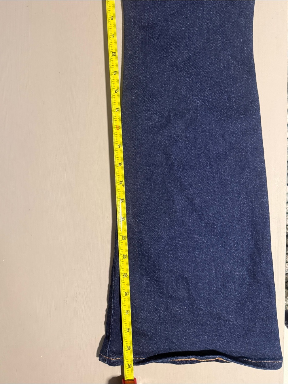 Madewell the stretch flare jean Size 27P HighRise Flare Jeans in dark rinse wash - Picture 6 of 9